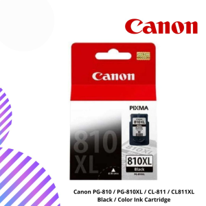 Canon PG-810 / PG-810XL / CL-811 / CL-811XL Black / Color Ink Cartridge