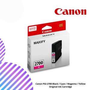 Canon PGI-2700 Black / Cyan / Magenta / Yellow Original Ink Cartridge