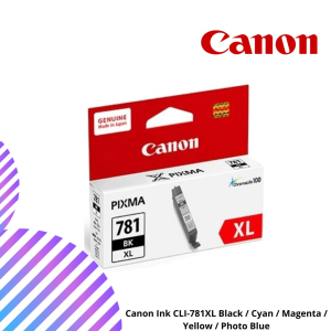 Canon Ink CLI-781XL Black / Cyan / Magenta / Yellow / Photo Blue