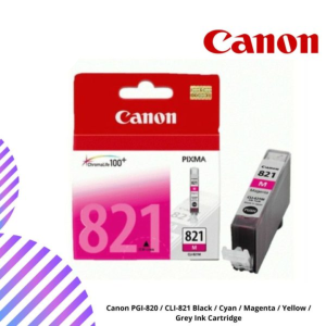 Canon PGI-820 / CLI-821 Black / Cyan / Magenta / Yellow / Grey Ink Cartridge