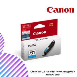Canon Ink CLI-751 Black / Cyan / Magenta / Yellow / Grey