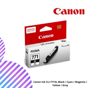 Canon Ink CLI-771XL Black / Cyan / Magenta / Yellow / Grey
