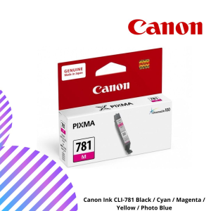 Canon Ink CLI-781 Black / Cyan / Magenta / Yellow / Photo Blue