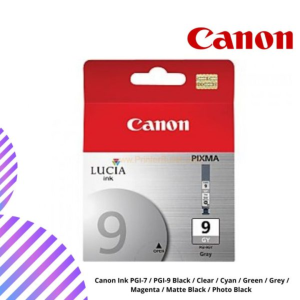 Canon Ink PGI-7 / PGI-9 Black / Clear / Cyan / Green / Grey / Magenta / Matte Black / Photo Black