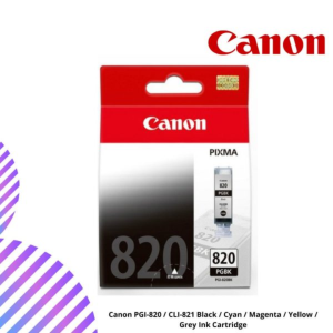 Canon PGI-820 / CLI-821 Black / Cyan / Magenta / Yellow / Grey Ink Cartridge