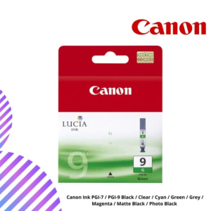 Canon Ink PGI-7 / PGI-9 Black / Clear / Cyan / Green / Grey / Magenta / Matte Black / Photo Black
