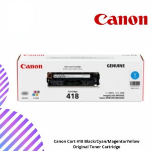 Canon Cart 418 Black/Cyan/Magenta/Yellow Original Toner Cartridge