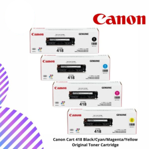 Canon Cart 418 Black/Cyan/Magenta/Yellow Original Toner Cartridge