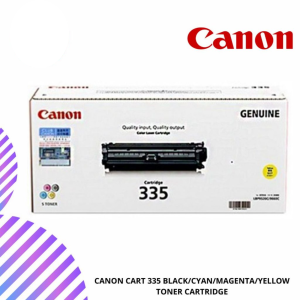 CANON CART 335 BLACK/CYAN/MAGENTA/YELLOW TONER CARTRIDGE