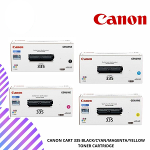 CANON CART 335 BLACK/CYAN/MAGENTA/YELLOW TONER CARTRIDGE