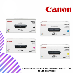 CANON CART 335E BLACK/CYAN/MAGENTA/YELLOW TONER CARTRIDGE