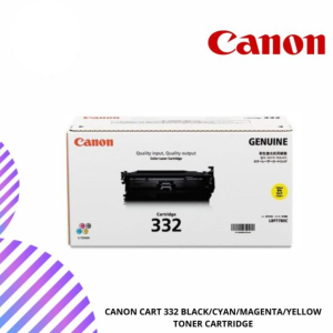 CANON CART 332 BLACK/CYAN/MAGENTA/YELLOW TONER CARTRIDGE