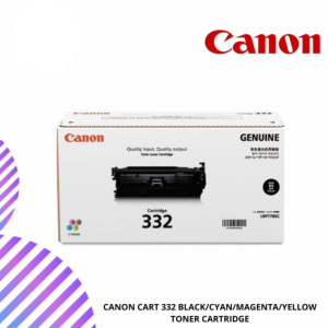 CANON CART 332 BLACK/CYAN/MAGENTA/YELLOW TONER CARTRIDGE