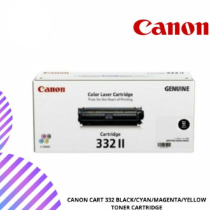 CANON CART 332 BLACK/CYAN/MAGENTA/YELLOW TONER CARTRIDGE
