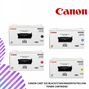 CANON CART 332 BLACK/CYAN/MAGENTA/YELLOW TONER CARTRIDGE