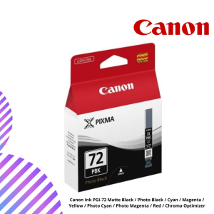 Canon Ink PGI-72 Matte Black / Photo Black / Cyan / Magenta / Yellow / Photo Cyan / Photo Magenta / Red / Chroma Optimizer