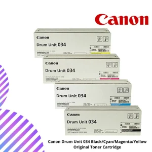 Canon Drum Unit 034 Black/Cyan/Magenta/Yellow Original Toner Cartridge