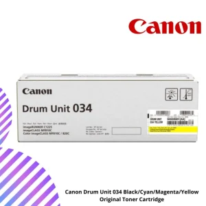 Canon Drum Unit 034 Black/Cyan/Magenta/Yellow Original Toner Cartridge
