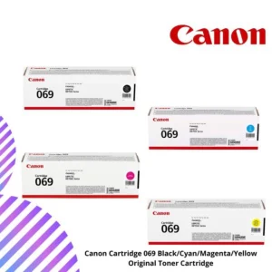 Canon Cartridge 069 Black/Cyan/Magenta/Yellow Original Toner Cartridge
