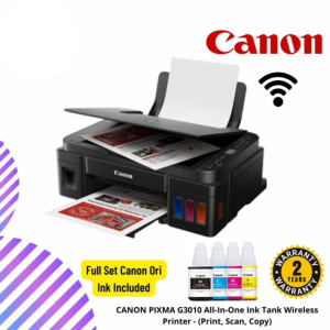 Canon PIXMA G2010 All in One Ink Tank Printer - (Print, Scan, Copy)