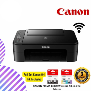CANON PIXMA E3370 Wireless All-In-One Printer