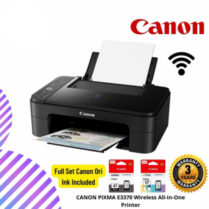 CANON PIXMA E3370 Wireless All-In-One Printer
