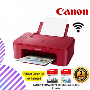 CANON PIXMA E3370 Wireless All-In-One Printer