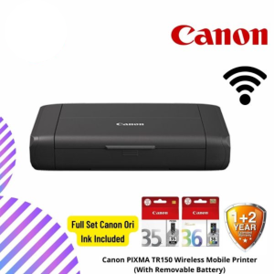 Canon PIXMA TR150 Wireless Mobile Printer (With Removable Battery)