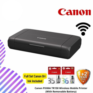 Canon PIXMA TR150 Wireless Mobile Printer (With Removable Battery)