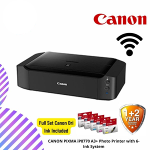 CANON PIXMA iP8770 A3+ Photo Printer with 6-Ink System