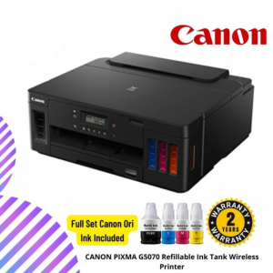 CANON PIXMA G5070 Refillable Ink Tank Wireless Printer