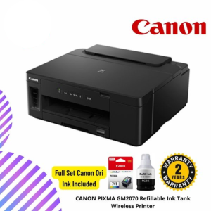 CANON PIXMA GM2070 Refillable Ink Tank Wireless Printer