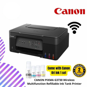CANON PIXMA G3730 Wireless Multifunction Refillable Ink Tank Printer