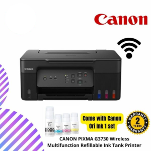 CANON PIXMA G3730 Wireless Multifunction Refillable Ink Tank Printer