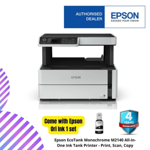 Epson EcoTank Monochrome M2140 All-in-One Ink Tank Printer - Print, Scan, Copy