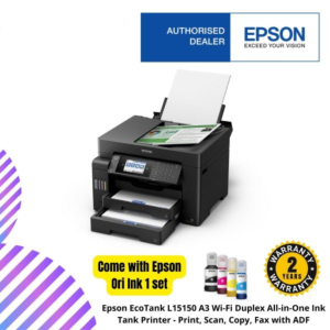 Epson EcoTank L15150 A3 Wi-Fi Duplex All-in-One Ink Tank Printer - Print, Scan, Copy, Fax with ADF