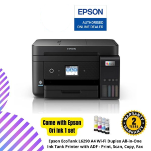 Epson EcoTank L6290 A4 Wi-Fi Duplex All-in-One Ink Tank Printer with ADF - Print, Scan, Copy, Fax