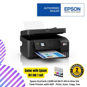 Epson EcoTank L5290 A4 Wi-Fi All-in-One Ink Tank Printer with ADF - Print, Scan, Copy, Fax