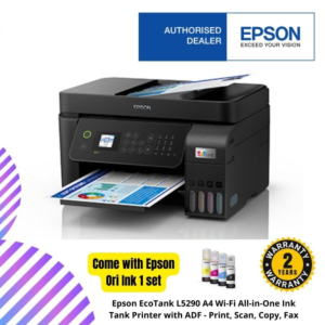 Epson EcoTank L5290 A4 Wi-Fi All-in-One Ink Tank Printer with ADF - Print, Scan, Copy, Fax