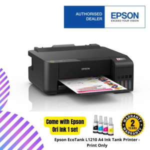 Epson EcoTank L1210 A4 Ink Tank Printer - Print Only