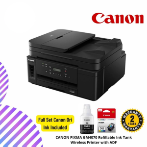 CANON PIXMA GM4070 Refillable Ink Tank Wireless Printer with ADF