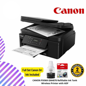 CANON PIXMA GM4070 Refillable Ink Tank Wireless Printer with ADF