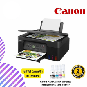 Canon PIXMA G3770 Wireless Refillable Ink Tank Printer