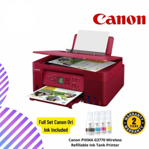 Canon PIXMA G3770 Wireless Refillable Ink Tank Printer