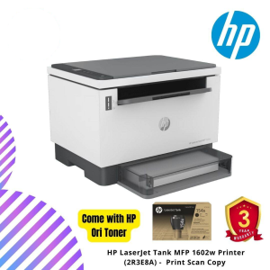 HP LaserJet Tank MFP 1602w Printer (2R3E8A) -  Print Scan Copy