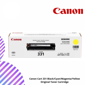 Canon Cart 331 Black/Cyan/Magenta/Yellow Original Toner Cartridge