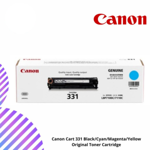 Canon Cart 331 Black/Cyan/Magenta/Yellow Original Toner Cartridge