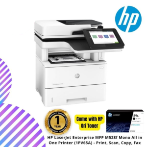 HP LaserJet Enterprise MFP M528f  Mono All in One Printer (1PV65A) - Print, Scan, Copy, Fax