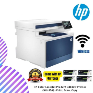 HP Color LaserJet Pro MFP 4303dw Printer (5HH65A) - Print, Scan, Copy