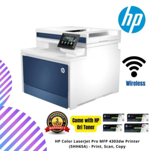 HP Color LaserJet Pro MFP 4303dw Printer (5HH65A) - Print, Scan, Copy